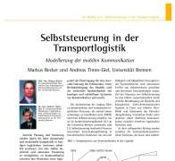 Selbststeuerung in der Transportlogistik