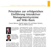 Successful Deployment of Interactive Management Systems
