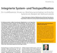 Integrierte System- und Testspezifikation