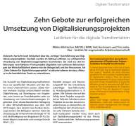 Zehn Gebote zur erfolgreichen Umsetzung von Digitalisierungsprojekten