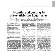 Intention Recognition in Depots with Automated Guided Vehicles