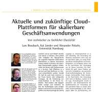 Aktuelle und zukünftige Cloud-Plattformen für skalierbare Geschäftsanwendungen