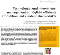 Technologie- und Innovationsmanagement