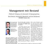 Management mit Bestand