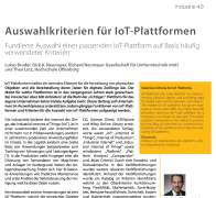 Selection Criteria for IoT Platforms