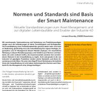 Standards Are the Basis of Smart Maintenance