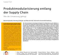 Produktmodularisierung entlang der Supply Chain