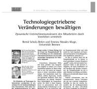 Technologiegetriebene Veränderungen bewältigen