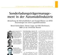 Sonderladungsträgermanagement in der Automobilindustrie