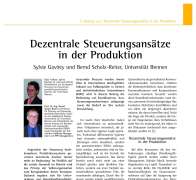 Decentralised Control Systems in Production