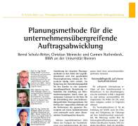 Planning Method for Cross-Company Process Management