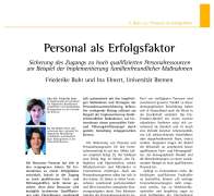 Personal als Erfolgsfaktor