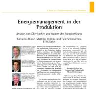 Energiemanagement in der Produktion