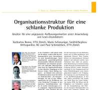 Organisationsstruktur für eine schlanke Produktion