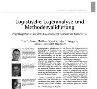 Logistische Lageranalyse und Methodenvalidierung