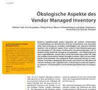 Ökologische Aspekte des Vendor Managed Inventory