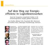 Auf dem Weg zur Energieeffizienz in Logistiknetzwerken