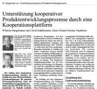 Unterstützung kooperativer Produktentwicklungsprozesse