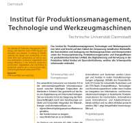 Institut für Produktionsmanagement, Technologie und Werkzeugmaschinen