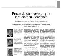 Activity-Based Costing in Logistic Areas