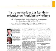 Instrumentarium zur kunden-orientierten Produktentwicklung