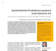 Ganzheitliche Produktionssysteme und Industrie 4.0
