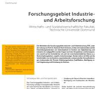 Forschungsgebiet Industrie- und Arbeitsforschung