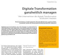 Digitale Transformation ganzheitlich managen