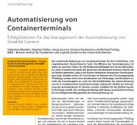 Automatisierung von Containerterminals