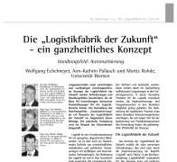 The Logistic Factory of the Future