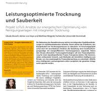 Leistungsoptimierte Trocknung und Sauberkeit