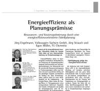Energieeffizienz als Planungsprämisse