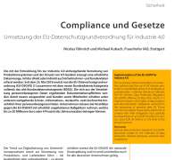 Implementation of the EU-GDPR for Industry 4.0