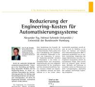 Reduzierung der Engineering-Kosten für Automatisierungssysteme