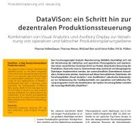 DataViSon – A Step Towards Decentralized Production Control