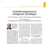 Veränderungsprozesse erfolgreich bewältigen