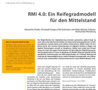 RMI 4.0: Ein Reifegradmodell für den Mittelstand