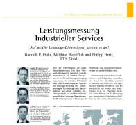 Leistungsmessung Industrieller Services