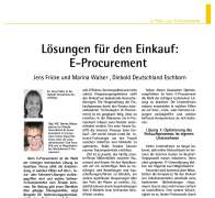 Lösungen für den Einkauf: E-Procurement