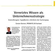 Vernetztes Wissen als Unternehmensstrategie