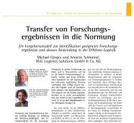 Transfer of Research and Development Results to Standardisation Processes