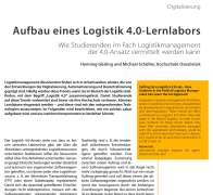Aufbau eines Logistik-4.0-Lernlabors