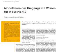 Modellieren des Umgangs mit Wissen für Industrie 4.0