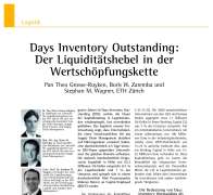 Days Inventory Outstanding: Der Liquiditätshebel in der Wertschöpfungskette