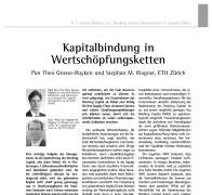 Working Capital Management in Supply Chains