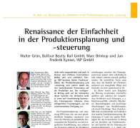 New Simplicity in Production Planning and Control