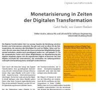 Monetarisation in Times of Digital Transformation: Money Flows where Data Flow