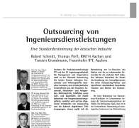 Outsourcing of Engineering Services