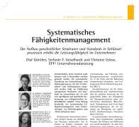 Systematisches Fähigkeitenmanagement