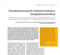 Cloudsteuerung für Industrieroboter: Integrationsansätze
